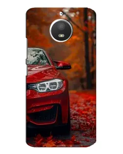 Чехол для Motorola MOTO E4 с картинкой «Осенняя BMW M4»