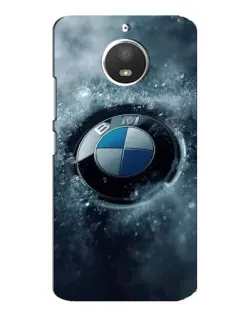 Чохол для Motorola MOTO E4 з картинкою «Логотип BMW — лід»