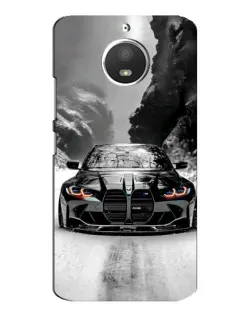 Чохол для Motorola MOTO E4 з картинкою «BMW — акварельний дрифт»