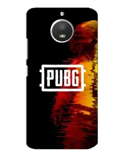 Чохол для Motorola MOTO E4 з картинкою «Яскравий логотип PUBG»
