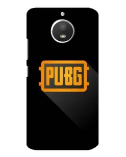 Чохол для Motorola MOTO E4 з картинкою «PUBG — рамка лого»