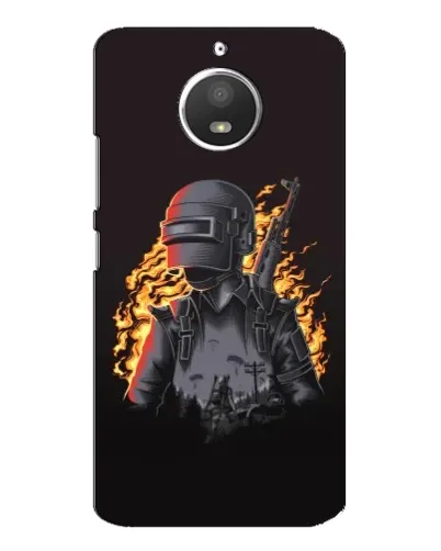 Чохол для Motorola MOTO E4 з картинкою «PUBG — вогняний силует» Чохол для Motorola MOTO E4 з картинкою «PUBG — вогняний силует»