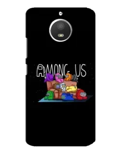 Чохол для Motorola MOTO E4 з картинкою «Логотип Among Us»