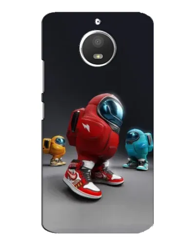 Чехол для Motorola MOTO E4 с картинкой «Among Us — 3D стиль»