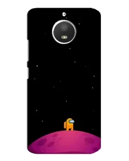 Чохол для Motorola MOTO E4 з картинкою «Самотній герой на планеті»