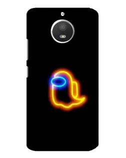 Чохол для Motorola MOTO E4 з картинкою «Among Us неонове сяйво»