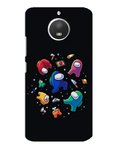 Чехол для Motorola MOTO E4 с картинкой «Among Us космос»