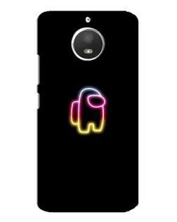 Чехол для Motorola MOTO E4 с картинкой «Among Us градиент»