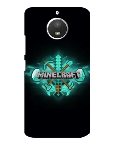 Чохол для Motorola MOTO E4 з картинкою «Minecraft Diamond лого»