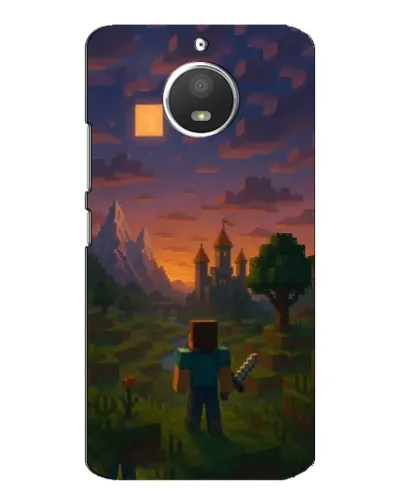 Чохол для Motorola MOTO E4 з картинкою «Стів біля вежі»