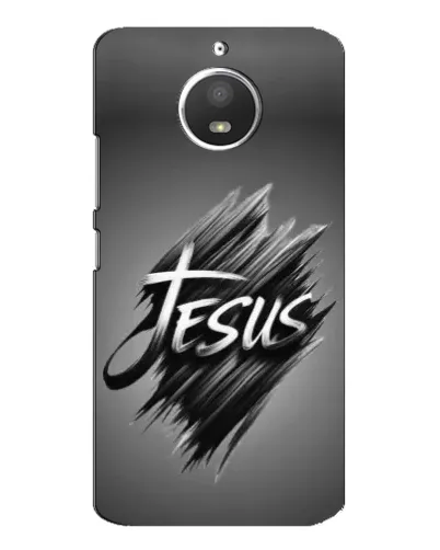 Чехол для Motorola MOTO E4 с картинкой «Надпись Jesus Graffiti»