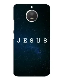 Чехол для Motorola MOTO E4 с картинкой «Звездное небо Jesus»