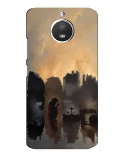 Чехол для Motorola MOTO E4 с картинкой «Дорога к вере»