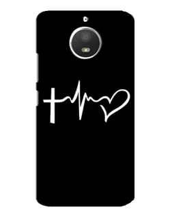 Чехол для Motorola MOTO E4 с картинкой «Пульс веры»