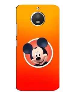 Чехол для Motorola MOTO E4 с картинкой «Mickey в круге»