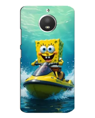 Чехол для Motorola MOTO E4 с картинкой «Спанч Боб на гидроцикле» Чехол для Motorola MOTO E4 с картинкой «Спанч Боб на гидроцикле»