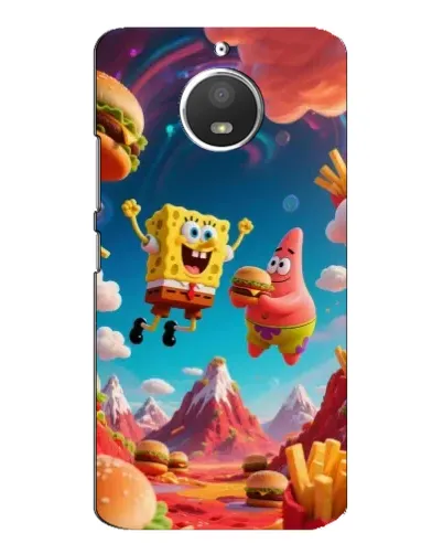 Чехол для Motorola MOTO E4 с картинкой «Космический фастфуд» Чехол для Motorola MOTO E4 с картинкой «Космический фастфуд»