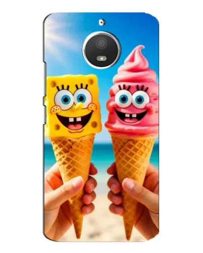 Чехол для Motorola MOTO E4 с картинкой «Спанч Боб мороженое» Чехол для Motorola MOTO E4 с картинкой «Спанч Боб мороженое»