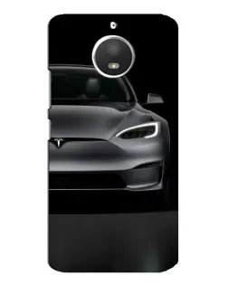 Чохол для Motorola MOTO E4 з картинкою «Tesla Model S Look»