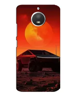 Чохол для Motorola MOTO E4 з картинкою «Cybertruck на Марсі»