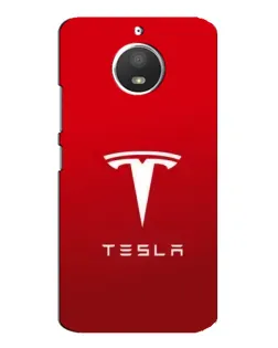 Чохол для Motorola MOTO E4 з картинкою «Tesla Red Classic»