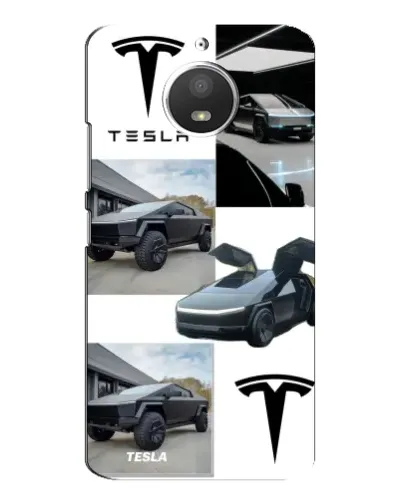 Чохол для Motorola MOTO E4 з картинкою «Колаж Cybertruck Tesla» Чохол для Motorola MOTO E4 з картинкою «Колаж Cybertruck Tesla»