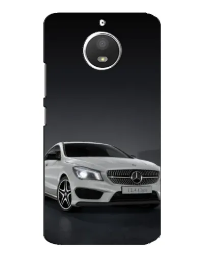 Чехол для Motorola MOTO E4 с картинкой «Mercedes AMG GT Silver»