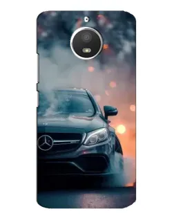 Чохол для Motorola MOTO E4 з картинкою «Mercedes — нічне місто»