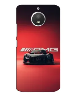Чехол для Motorola MOTO E4 с картинкой «Mercedes AMG — красная линия»
