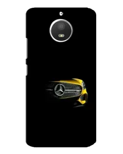 Чехол для Motorola MOTO E4 с картинкой «Mercedes — ретро стиль»