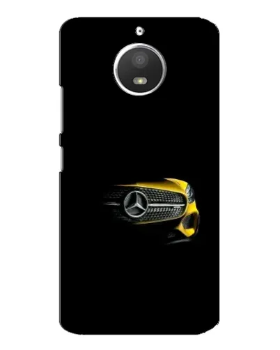 Чехол для Motorola MOTO E4 с картинкой «Mercedes — ретро стиль»