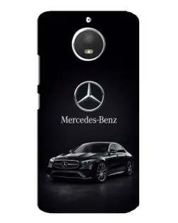 Чехол для Motorola MOTO E4 с картинкой «Mercedes — решетка радиатора»