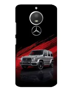 Чехол для Motorola MOTO E4 с картинкой «Mercedes G-Class красный»