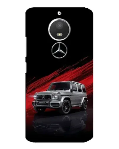 Чехол для Motorola MOTO E4 с картинкой «Mercedes G-Class красный»