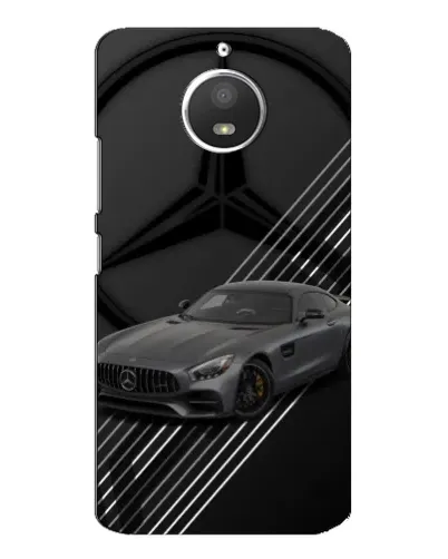 Чехол для Motorola MOTO E4 с картинкой «Mercedes AMG — графика»