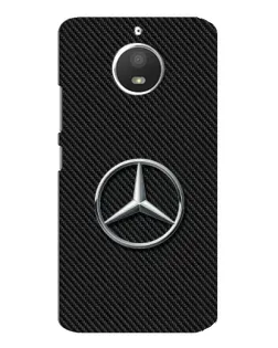 Чехол для Motorola MOTO E4 с картинкой «Карбоновый Mercedes стиль»