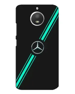 Чехол для Motorola MOTO E4 с картинкой «Спортивные линии Mercedes»