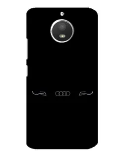 Чохол для Motorola MOTO E4 з картинкою «Audi — світловий підпис»