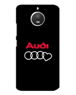 Чохол для Motorola MOTO E4 з картинкою «Логотип Audi Heart»