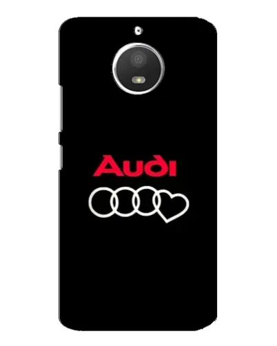 Чохол для Motorola MOTO E4 з картинкою «Логотип Audi Heart»
