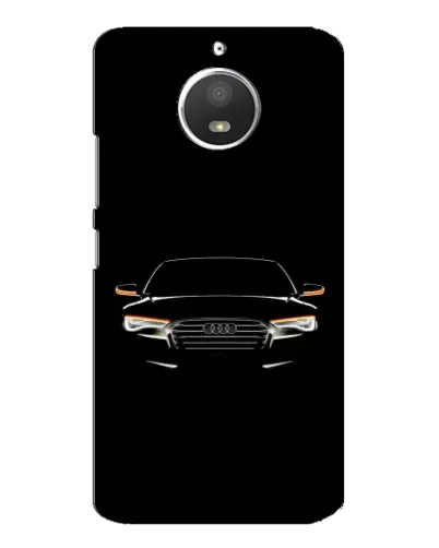 Чохол для Motorola MOTO E4 з картинкою «Audi — нічний контур»