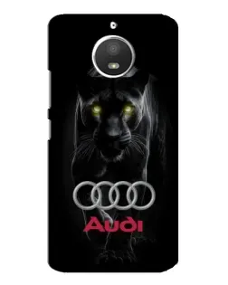 Чохол для Motorola MOTO E4 з картинкою «Пантера та Audi»