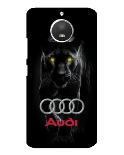 Чохол для Motorola MOTO E4 з картинкою «Пантера та Audi»