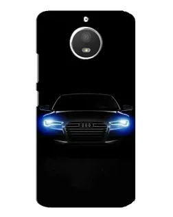 Чохол для Motorola MOTO E4 з картинкою «Audi в неоні»