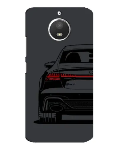Чохол для Motorola MOTO E4 з картинкою «Задня частина Audi — арт»