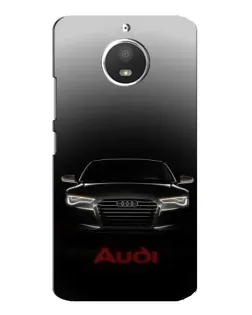 Чохол для Motorola MOTO E4 з картинкою «Audi — градієнтний контур»
