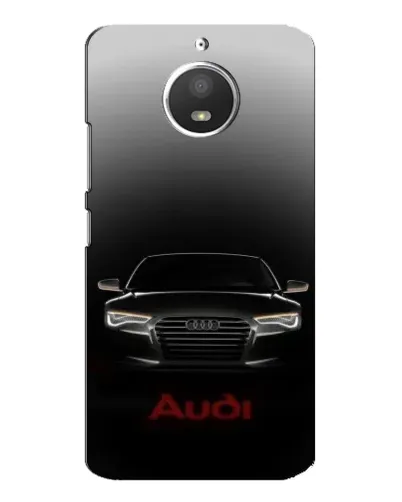 Чохол для Motorola MOTO E4 з картинкою «Audi — градієнтний контур»