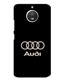 Чохол для Motorola MOTO E4 з картинкою «Audi — золотий логотип»