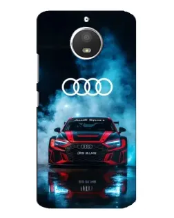 Чохол для Motorola MOTO E4 з картинкою «Audi Sport — неон»
