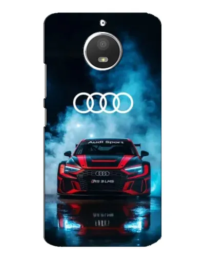 Чохол для Motorola MOTO E4 з картинкою «Audi Sport — неон»